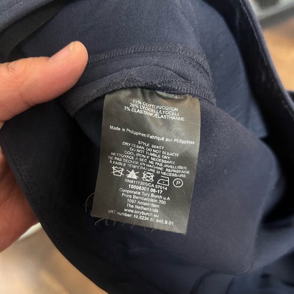 Tory Burch Navy Ankle Pants - Picture 7 of 7